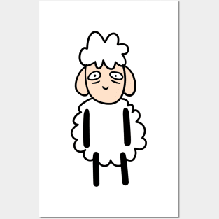 cute little sheep Posters and Art
